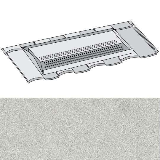 Unified Steel EZ-Vent Barrel-Vault Tile — Metal Roofing — BOREZVBVDO