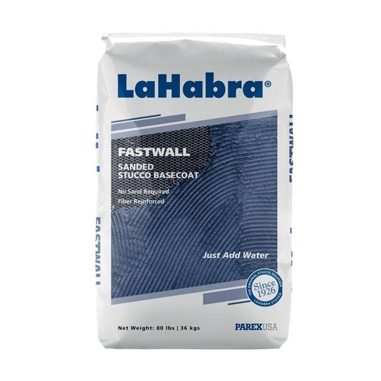 Parex USA LaHabra Fastwall Sanded Fiber Reinforced Stucco Base - 80 Lb. Bag