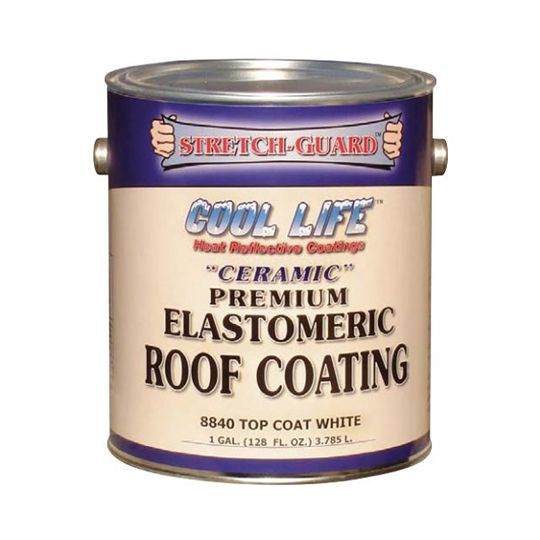 Life Paint Cool Life "Ceramic" Premium Elastomeric Roof Coating - 1 Gallon Can