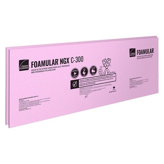 Owens Corning Foamular NGX C300 Rigid Foam Board Insulation Be