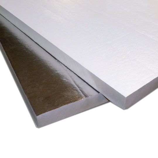 Johns Manville Ci Max Polyiso Foam Sheathing Board with Foil & Glass Mat Facer — Polyiso — JMCIMFS148