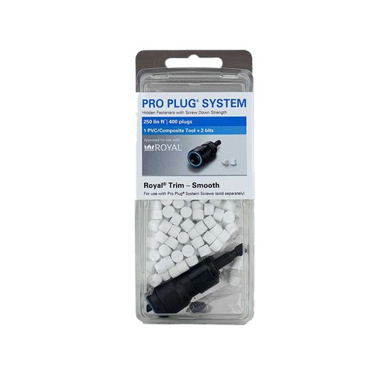 Starborn Industries Smooth Trim Plugs with PVC/Composite Tool for Restoration Millwork Pro Plug System - 250 Lin. Ft. Kit