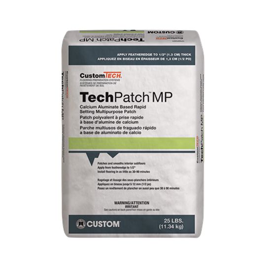 Custom Building Products TechPatch Mp Multipurpose Rapid Setting Skim Coat & Floor Patch - 25 Lb. Bag