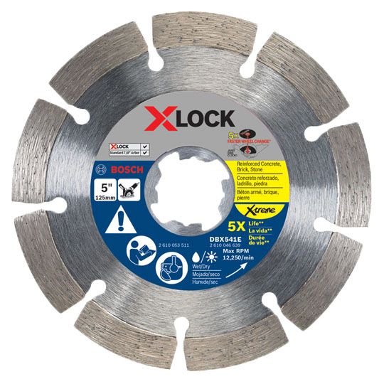 Bosch 5" X-lock Xtreme Segmented Diamond Blade