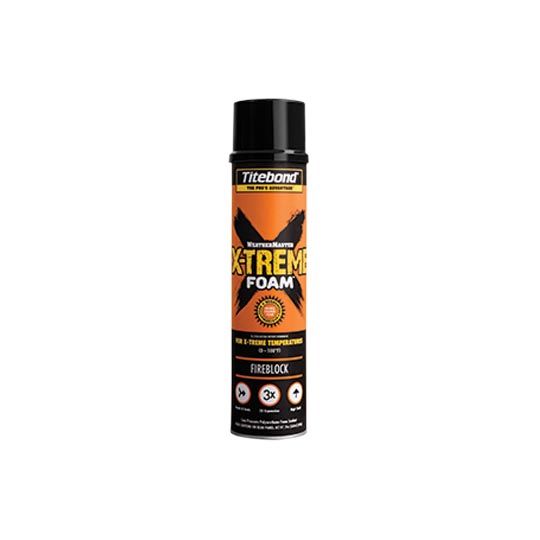 Titebond WeatherMaster X-treme Fireblock Foam Sealant - 24 Oz. Aerosol Can
