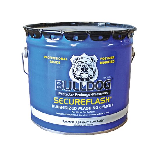 Palmer Asphalt #79AF Bulldog SecureFlash Rubberized Flashing Cement - 5 Gallon Pail