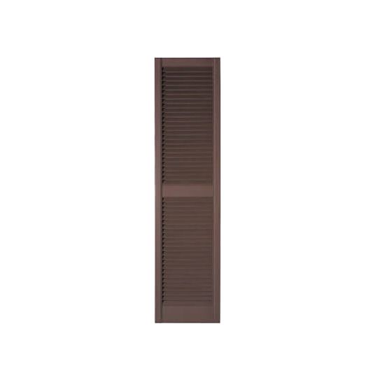 Variform By PlyGem 12" x 71" Standard Open Louvered Shutter — VARVINRP1271SK