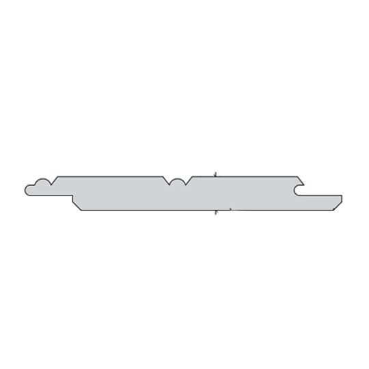 Kleer 1/2" x 6" x 16' KLEERLok Beaded Board Center Bead Tongue & Groove