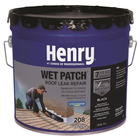 Henry Company 208 Wet Patch Roof Leak Repair - 10.1 Oz. Cartridge