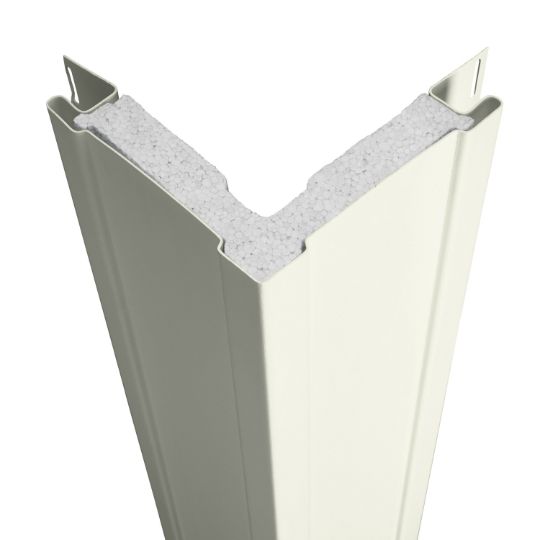 CertainTeed Siding 3/4" x 20' Traditional SuperCorner with Foam Insert - Matte Finish — CERSCTRSB