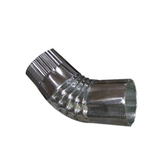 Berger Building Products 26 Gauge 4" Round Corrugated Galvanized Steel 45° Elbow