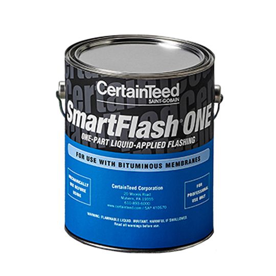 CertainTeed Roofing SmartFlash One One-Part Liquid Applied Flashing & Repair Resin - 1 Gallon Pail