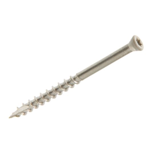 Grip-Rite 2-1/4" x #7 Star T15 Drive #316 Stainless Steel Trim Screws - 5 Lb. Box