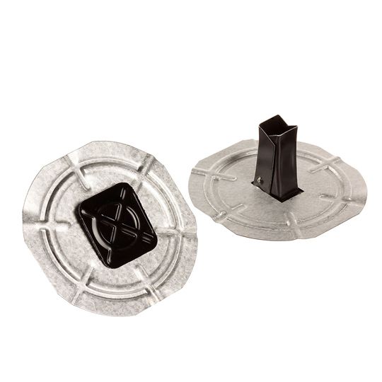 GAF Drill-Tec 1.7" Leg Base Sheet Fasteners with 2.7" Plates — GAFCRBSFPA17