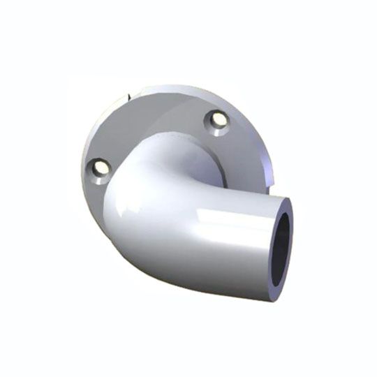 RDI Railing Dynamics Aluminum Ada Hand Rail 90° Post Return