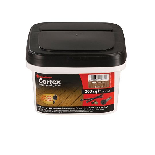 Fiberon Cortex Hidden Fasteners - 300 Sq. Ft. Box — FIDCHF300SAND