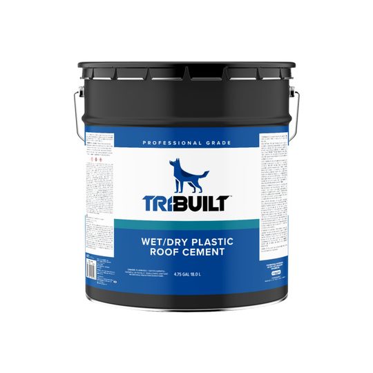 TRI-BUILT Wet/Dry Plastic Roof Cement - Summer Grade — TRIGAFWDPRC3GS
