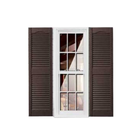 Girardin Moulding Cathedral Top Louver Shutters — GIRCTLV1471MBR