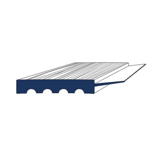 Azek 7/8" x 2" x 9' Garage Door Thermostop Moulding