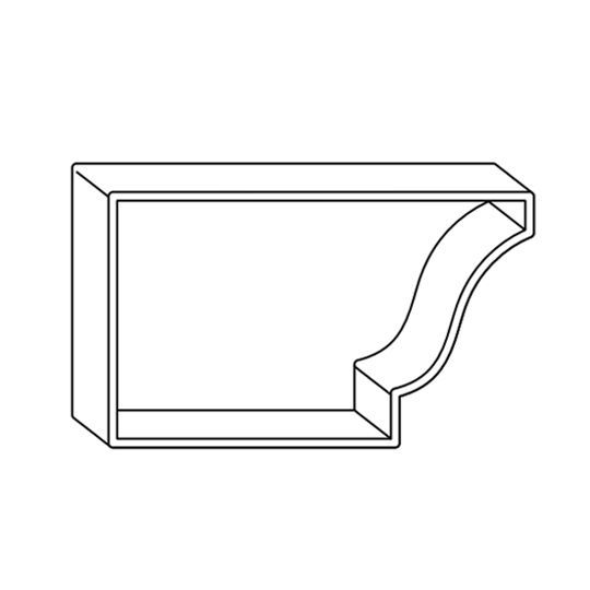 Klauer Manufacturing Company 5" Classic Steel Right End Cap
