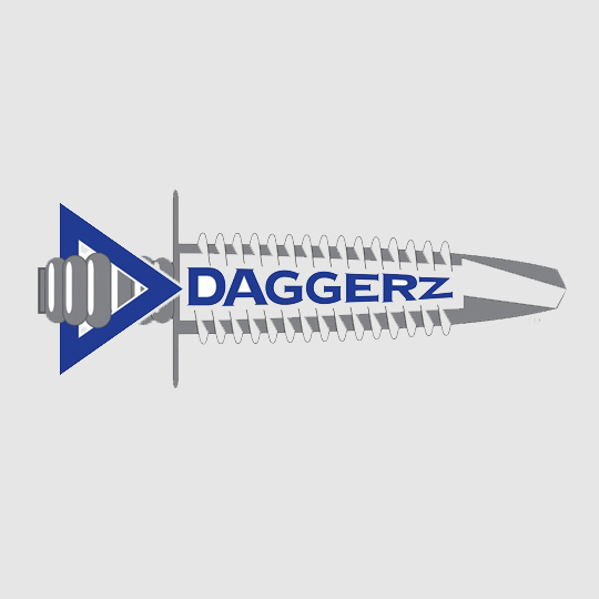 Daggerz #10 x 1" Lo Pro Square/Phillips #2 Drive Self Drill Screws - Bag of 250
