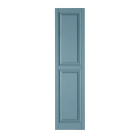 Mastic 15" x 59" Standard Raised Panel Shutters - Regular Style — ACOVINRP1559BLU