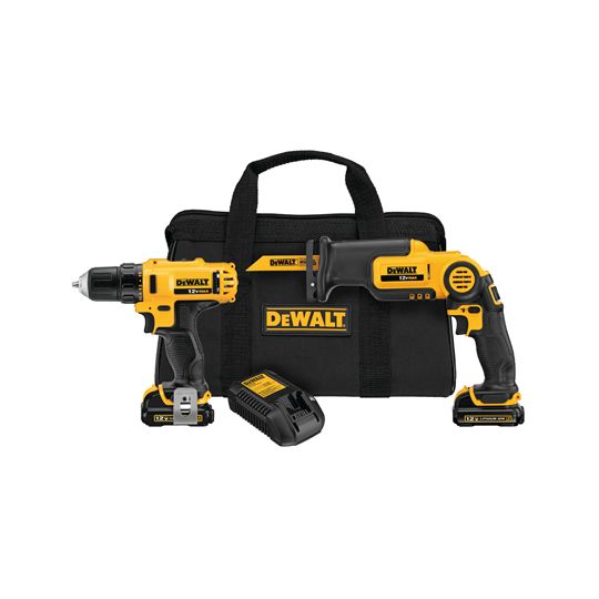 DeWalt 12V Max Cordless Drill & Reciprocating Saw Combo Kit