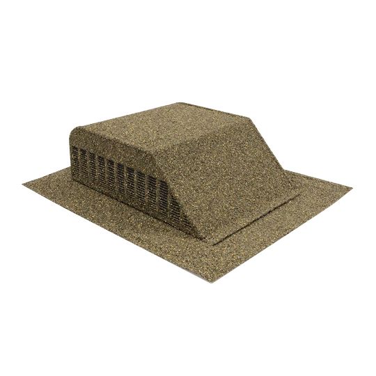GAF MasterFlow 960 Series Aluminum Slant-Back Roof Louver — Ventilation and Drainage — GAFSSB960AWW