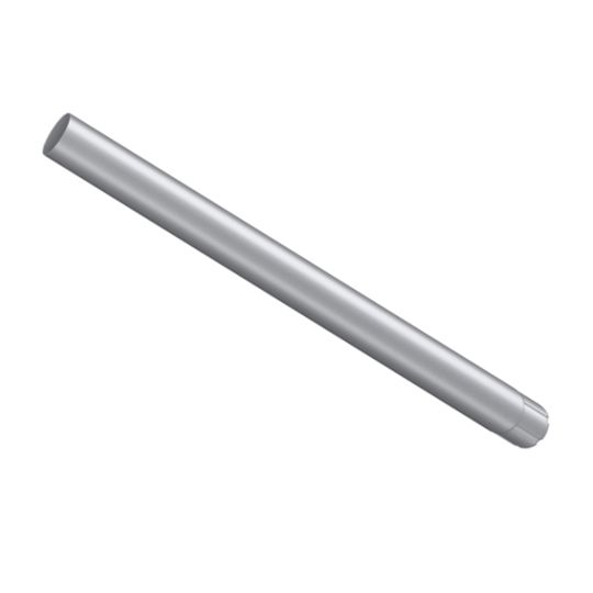 Nordic Steel Gutters 4" x 10' Steel Downspout - Shrunk in one End — NODDSP045SM