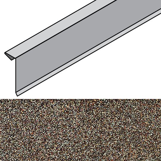Unified Steel 1-1/2" x 4-1/4" x 79" Rake Cover — BORRCOV79TW