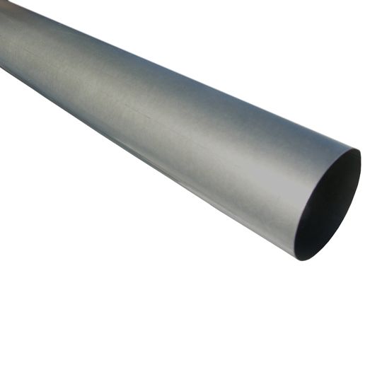 Berger Building Products 26 Gauge 6" x 10' Plain Round Paint Grip Steel Downspout