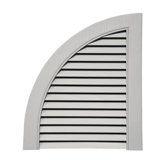 Mid-America Open Louver Quarter Round Arch Top for Standard Louver Shutters — MABATL14PT
