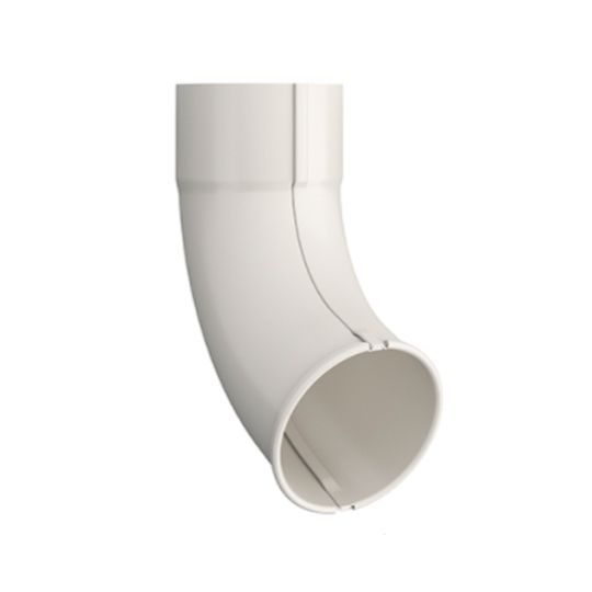 Nordic Steel Gutters 4" 70° Steel Reinforced Bead Elbow — NODRBE001AW