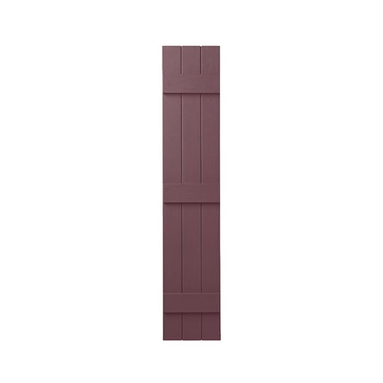 Mastic 11" x 47" Board & Batten Standard 3-Board Shutters - Closed Style — ACOVIN3C114758