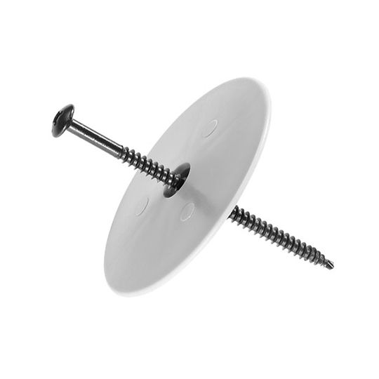 GAF Drill-Tec Asap 3P Assembled Screws and 3" Plastic Locking Plates — GAFASAP3P5