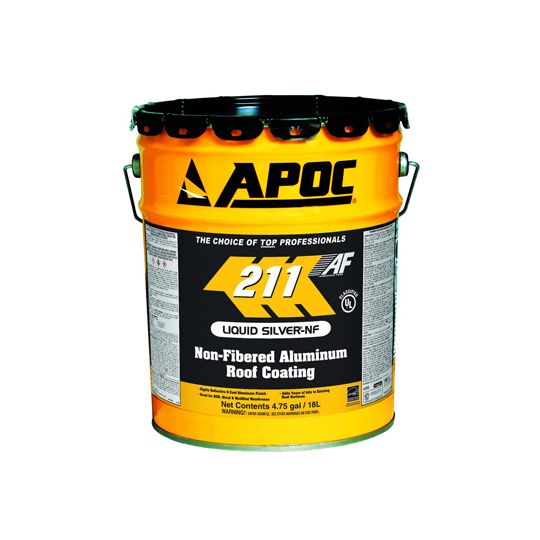 APOC 211 Liquid Silver-NF Premium Non-Fibered Aluminum Roof Coating