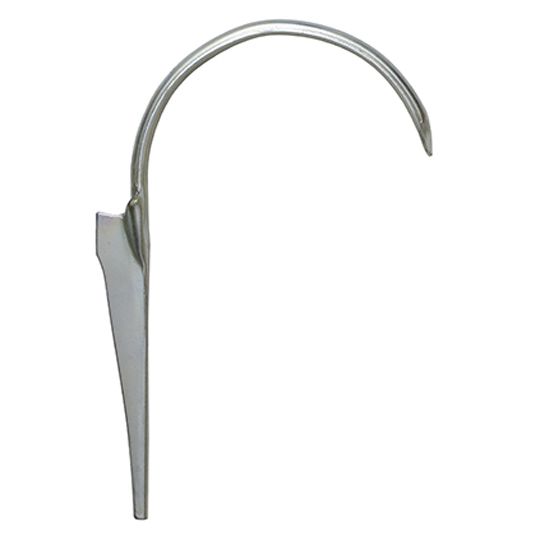 Berger Building Products 4" Round Galvanized Steel Sickle Hook for Wood