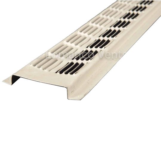 Lomanco 8' Model-105 Continuous Soffit Vent — LOM105WH