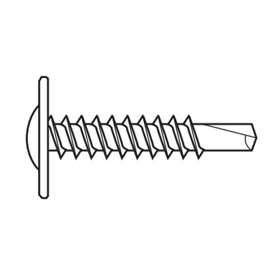 Pro-Twist #10 x 3/4" Modified Truss Head Screws - 1 Lb. Tub