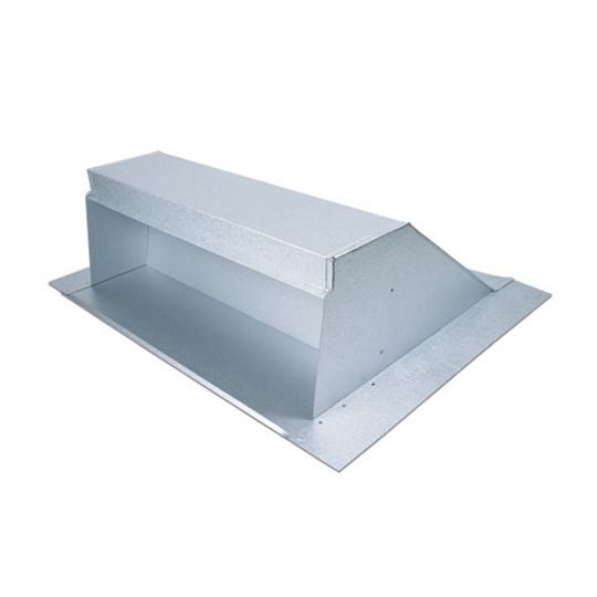 Thompson Architectural Metals 24 Gauge x 4' Flat Off Ridge Vent Tile