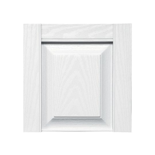 Mid-America Transom Top for Standard Raised Panel Shutters — MABTT14WH