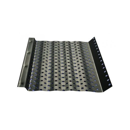 US Aluminum 6" x 4' Shur Flo Gutter Guard — USA6SF4XBL