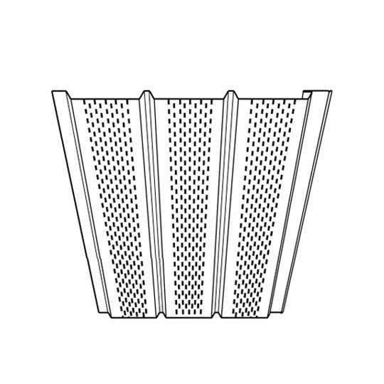 Mastic Endurance Triple 4" Full Lanced U-Groove Aluminum Soffit Panel — ACOLFAS1231639