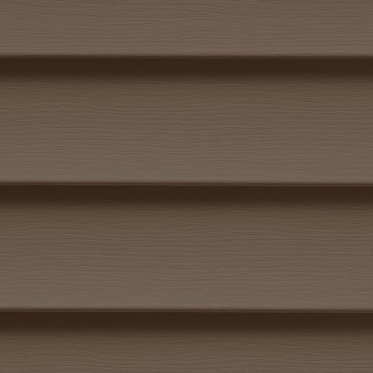 CertainTeed Siding MainStreet Double 5" Dutchlap Vinyl Siding - Woodgrain Finish — CERMSD5DLWGSBR