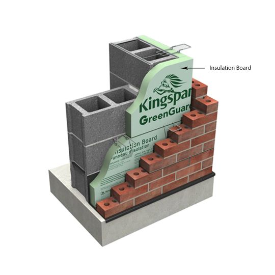 Kingspan Insulation 1" x 4' x 8' GreenGuard Type Iv (25 psi) XPS Insulation Board