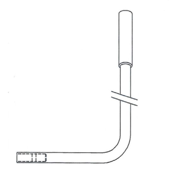 Safety Hoist Co. #23 CH-200 Brake Release Handle with Hitch Pin