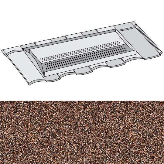Unified Steel EZ-Vent Barrel-Vault Tile — Metal Roofing — BOREZVBVBC