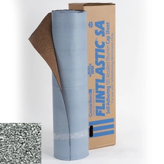 CertainTeed Roofing Flintlastic Sa Self-Adhered Cap - 1 Sq. Roll — Membranes — CTRSAWH3
