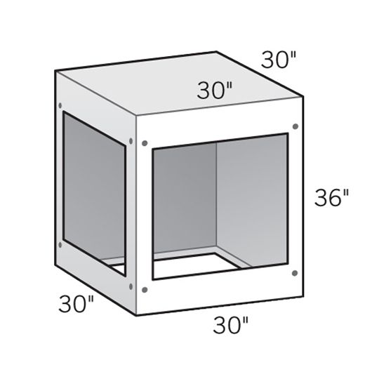 Eldorado Stone 30" x 30" x 36" 90° Corner Cabinet