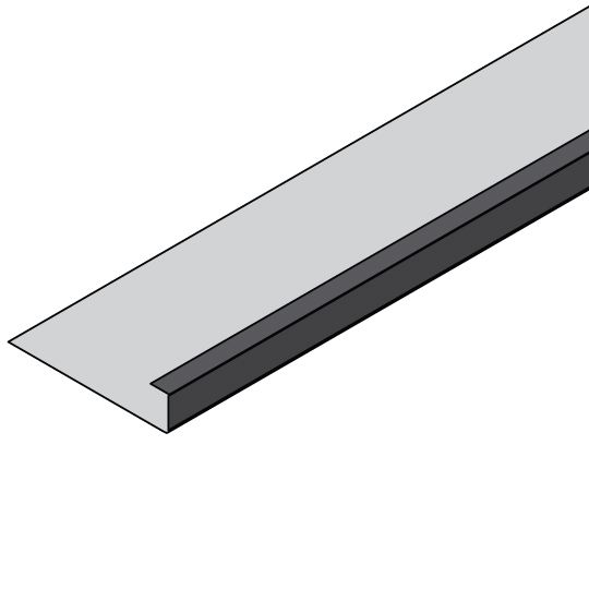 Unified Steel 5/8" x 120" Gutter Riser